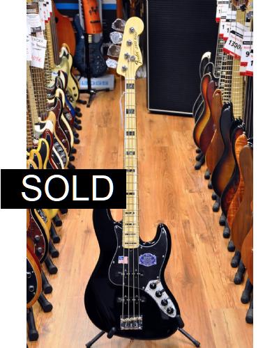 Fender American Deluxe Jazz Bass Blk MN